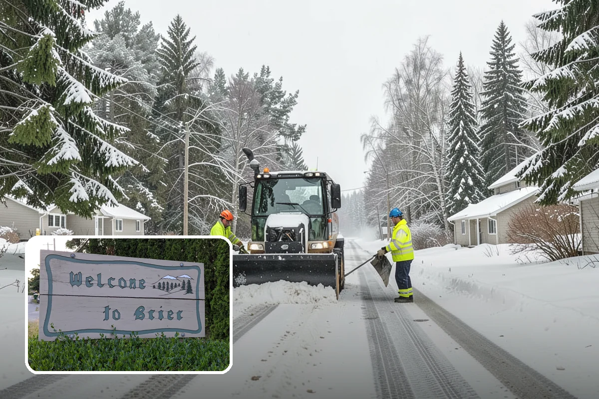 Shopping Center Sidewalk Clearing in Brier, Snohomish County, WA - Full storefront corridor cleared for every tenant equally