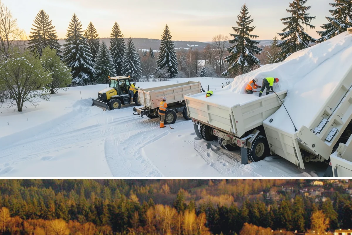 Shopping Center Sidewalk Clearing in Kenmore, King County, WA - Shopping center demand peaks from late November through February, when holiday foot traffic and daytime thaw-refreeze rebuild...