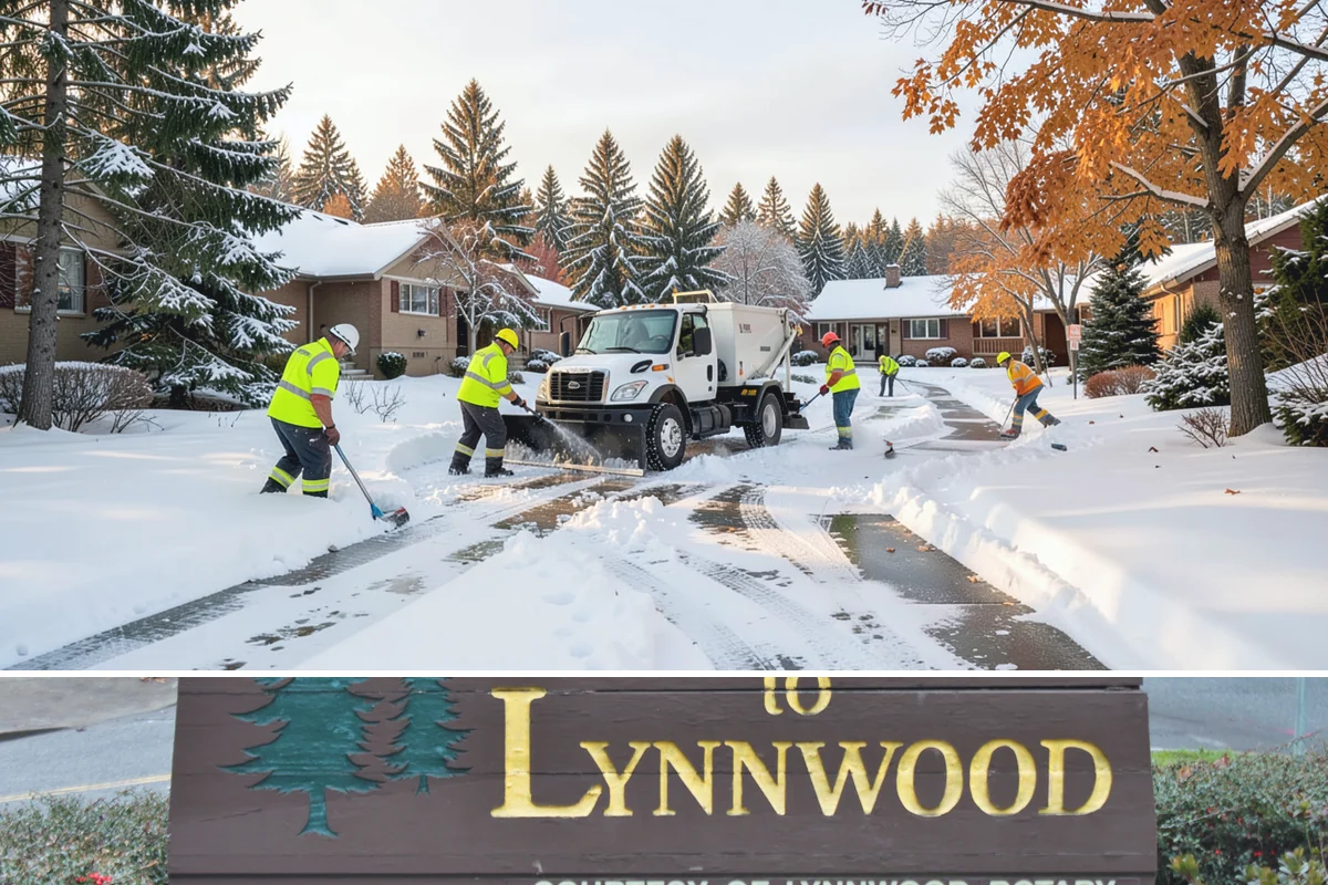 Shopping Center Sidewalk Clearing in Lynnwood, Snohomish County, WA - Shopping center demand peaks from late November through February, when holiday foot traffic and daytime thaw-refreeze rebuild...