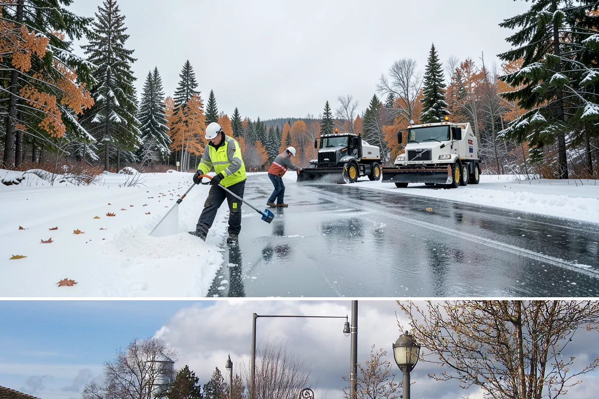 Shopping Center Sidewalk Clearing in Marysville, Snohomish County, WA - Shopping center demand peaks from late November through February, when holiday foot traffic and daytime thaw-refreeze rebuild...