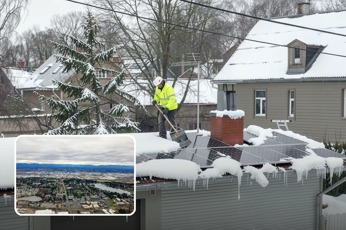 Shopping Center Sidewalk Clearing in SeaTac, King County, WA - Full storefront corridor cleared for every tenant equally