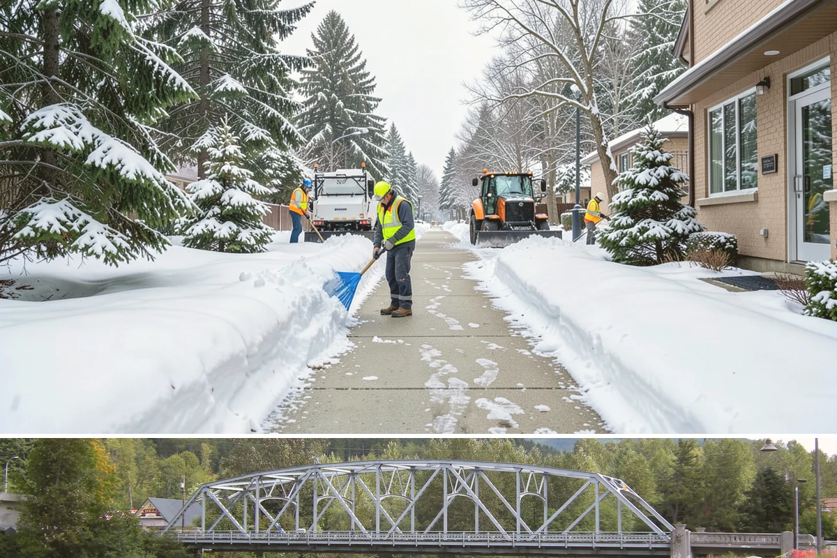 Shopping Center Sidewalk Clearing in Skykomish, King County, WA - Shopping center demand peaks from late November through February, when holiday foot traffic and daytime thaw-refreeze rebuild...