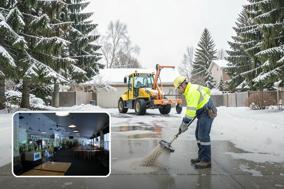 Shopping Center Snow Hauling in Black Diamond, King County, WA - Reclaims parking stalls lost to pushed snow piles