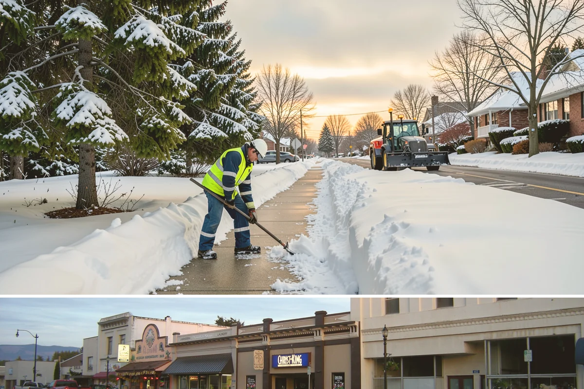 Shopping Center Snow Hauling in Burlington, Skagit County, WA - Hauling becomes necessary after successive snow events or when thaw-refreeze cycles turn piles into ice mounds that won't melt on...