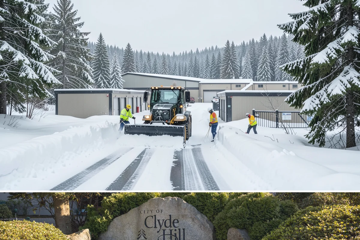 Shopping Center Snow Hauling in Clyde Hill, King County, WA - Hauling becomes necessary after successive snow events or when thaw-refreeze cycles turn piles into ice mounds that won't melt on...
