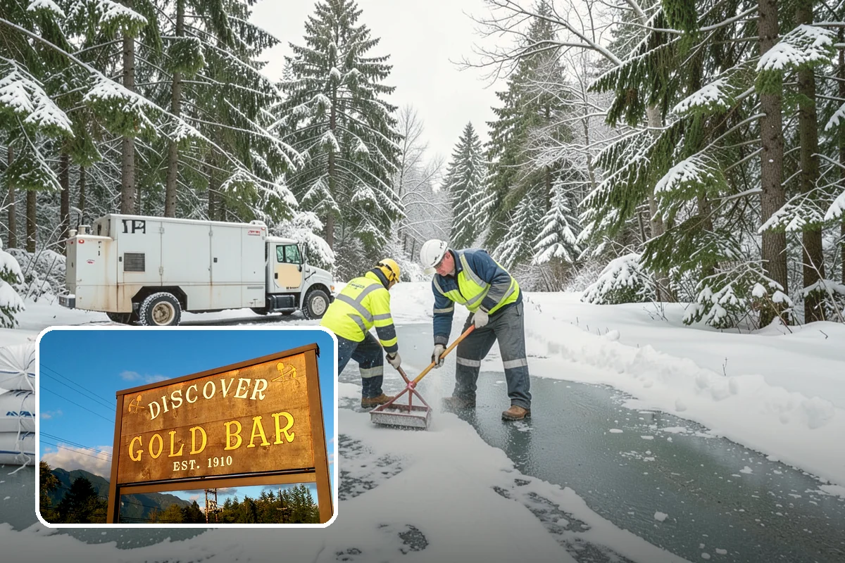 Shopping Center Snow Hauling in Gold Bar, Snohomish County, WA - Reclaims parking stalls lost to pushed snow piles