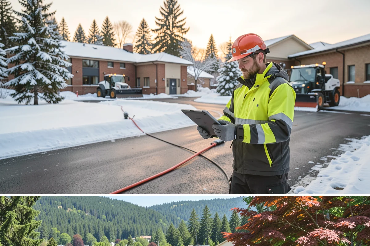 Shopping Center Snow Hauling in Index, Snohomish County, WA - Hauling becomes necessary after successive snow events or when thaw-refreeze cycles turn piles into ice mounds that won't melt on...