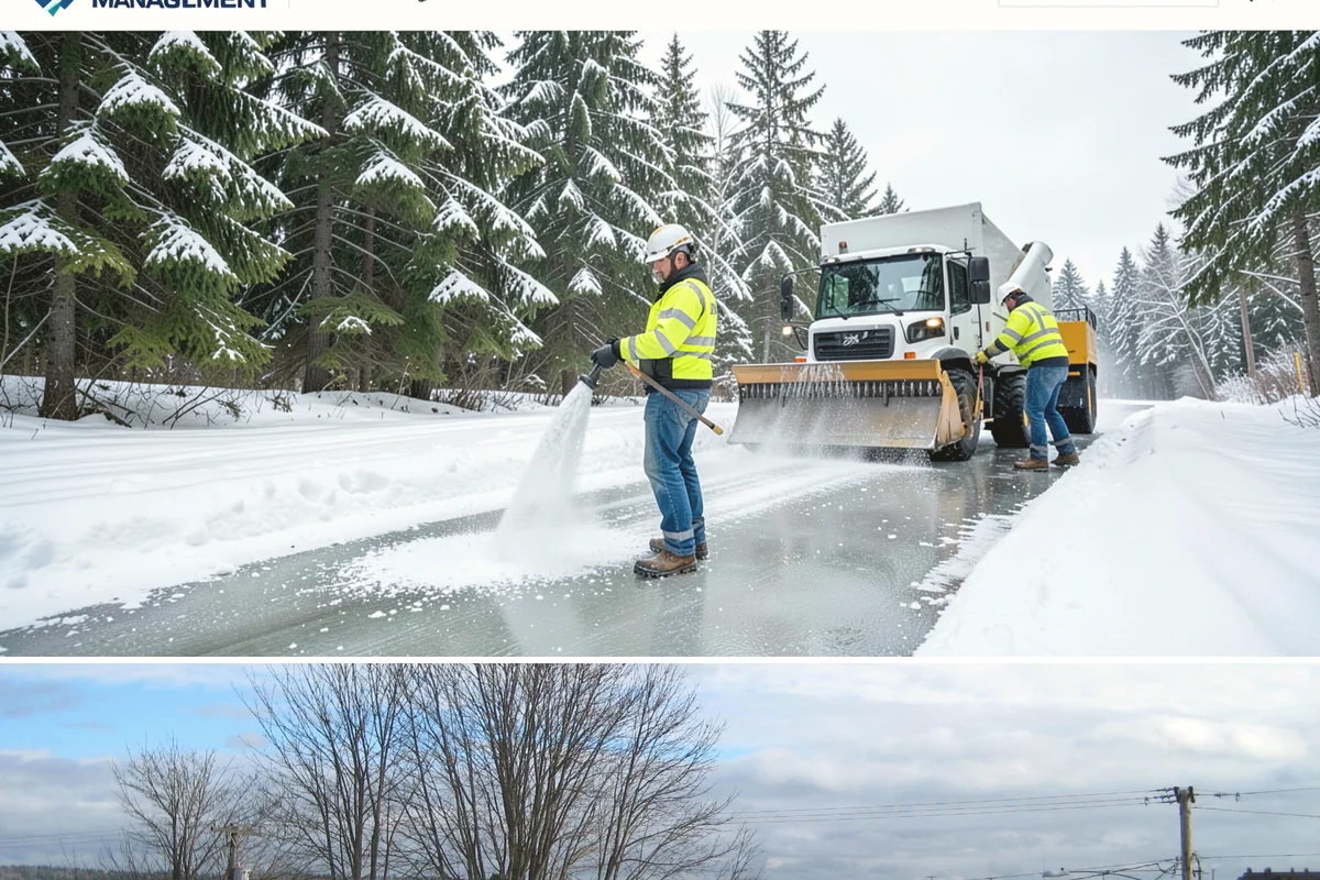 Shopping Center Snow Hauling in Langley, Island County, WA - Hauling becomes necessary after successive snow events or when thaw-refreeze cycles turn piles into ice mounds that won't melt on...