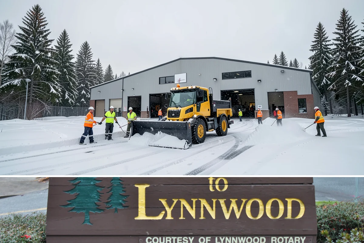 Shopping Center Snow Hauling in Lynnwood, Snohomish County, WA - Hauling becomes necessary after successive snow events or when thaw-refreeze cycles turn piles into ice mounds that won't melt on...
