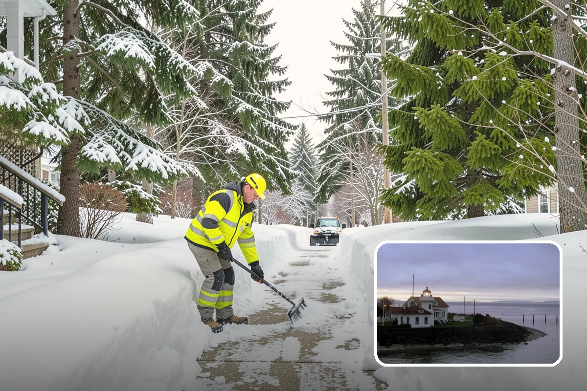 Shopping Center Snow Hauling in Mukilteo, Snohomish County, WA - Reclaims parking stalls lost to pushed snow piles