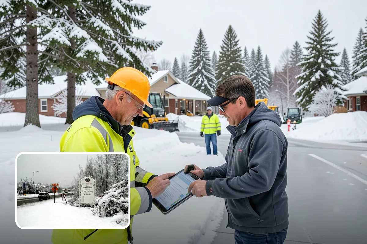 Shopping Center Snow Hauling in Newcastle, King County, WA - Reclaims parking stalls lost to pushed snow piles