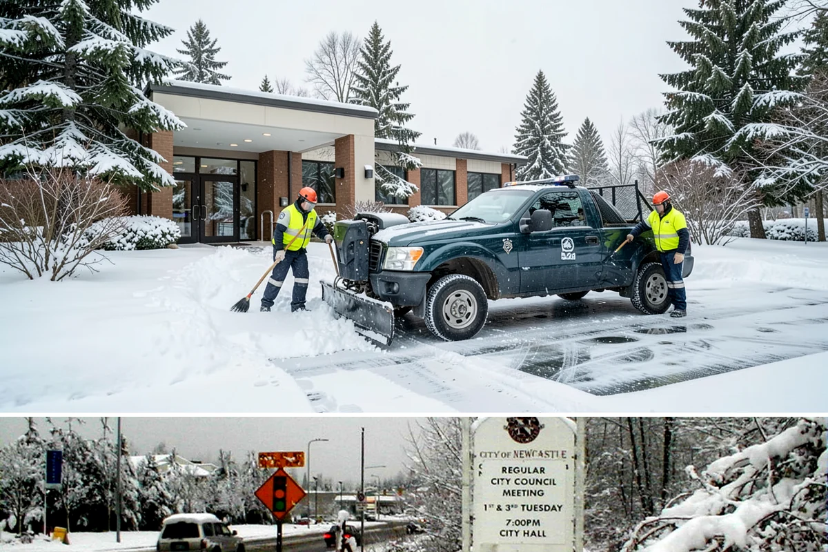 Shopping Center Snow Hauling in Newcastle, King County, WA - Hauling becomes necessary after successive snow events or when thaw-refreeze cycles turn piles into ice mounds that won't melt on...