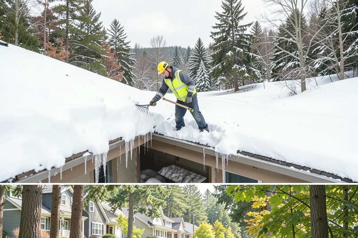 Shopping Center Snow Hauling in Normandy Park, King County, WA - Hauling becomes necessary after successive snow events or when thaw-refreeze cycles turn piles into ice mounds that won't melt on...