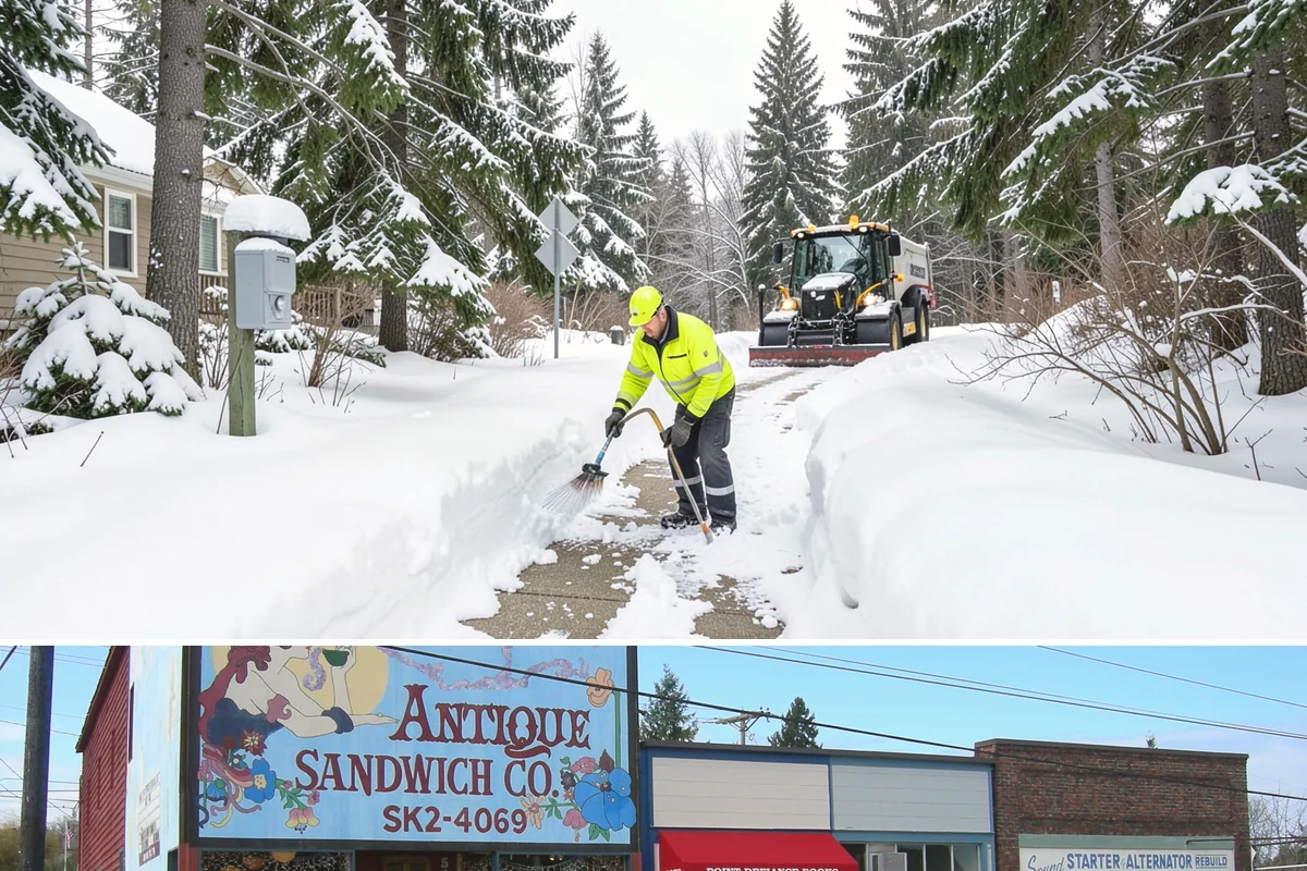 Shopping Center Snow Hauling in Ruston, Pierce County, WA - Hauling becomes necessary after successive snow events or when thaw-refreeze cycles turn piles into ice mounds that won't melt on...