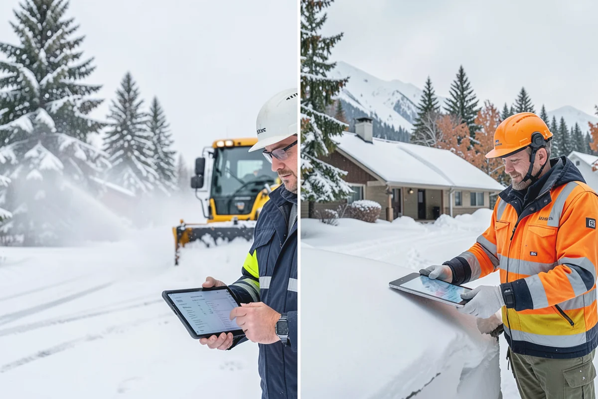 Shopping Center Snow Hauling in Skykomish, King County, WA - We assess pile locations and the parking they're blocking