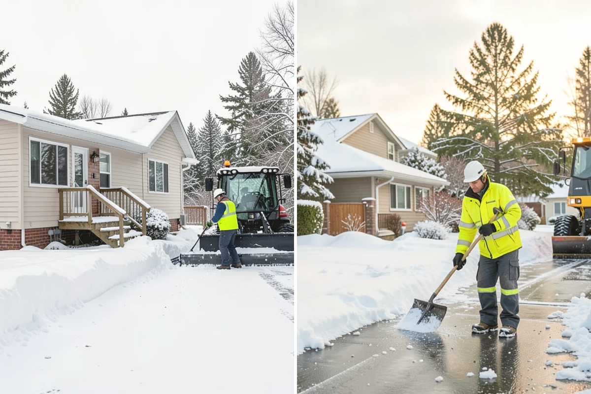 Shopping Center Snow Hauling in Yarrow Point, King County, WA - We assess pile locations and the parking they're blocking