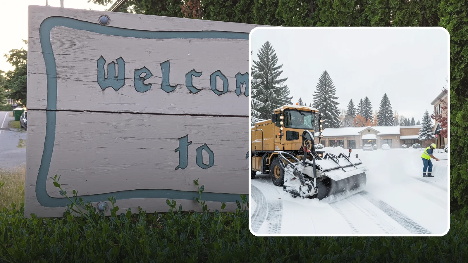 Shopping Center Snow Plowing in Brier, Snohomish County, WA - We plow large shopping center lots and storefronts before open so every tenant's customers reach the doors.