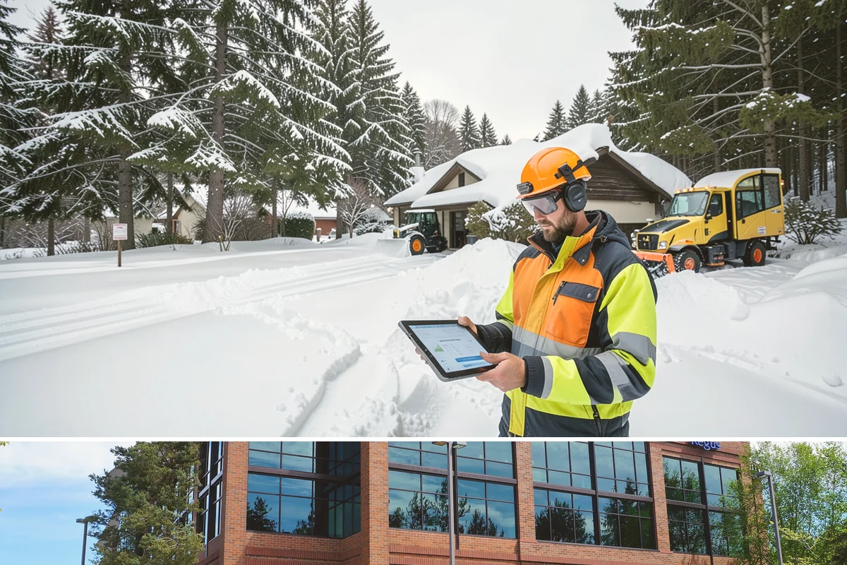 Shopping Center Snow Plowing in Mountlake Terrace, Snohomish County, WA - Line up service before the holiday season so a storm never keeps shoppers from your tenants.