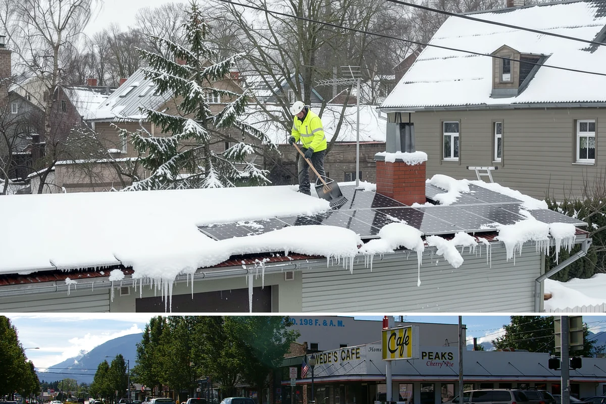 Shopping Center Snow Plowing in North Bend, King County, WA - Line up service before the holiday season so a storm never keeps shoppers from your tenants.