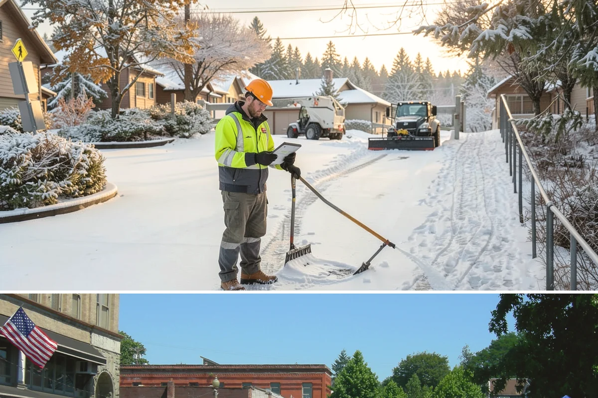 Shopping Center Snow Plowing in Snohomish, Snohomish County, WA - Line up service before the holiday season so a storm never keeps shoppers from your tenants.