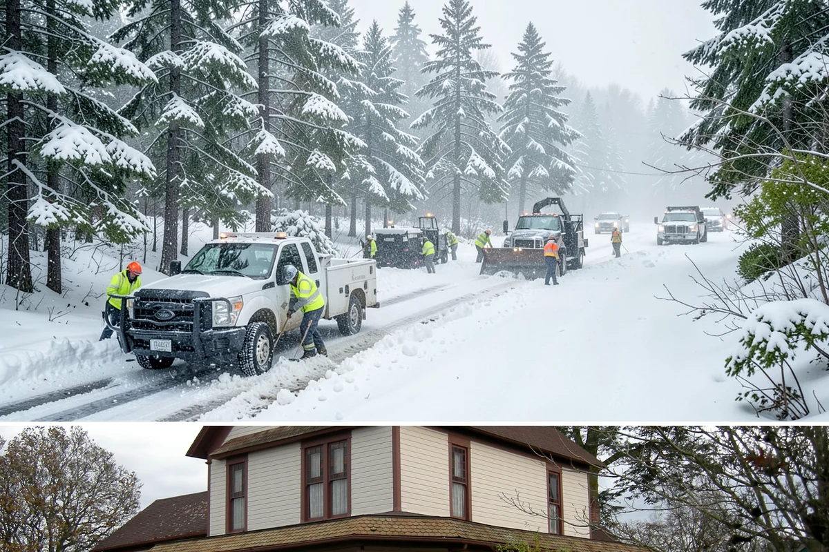 Shopping Center Snow Plowing in Sumner, Pierce County, WA - Line up service before the holiday season so a storm never keeps shoppers from your tenants.