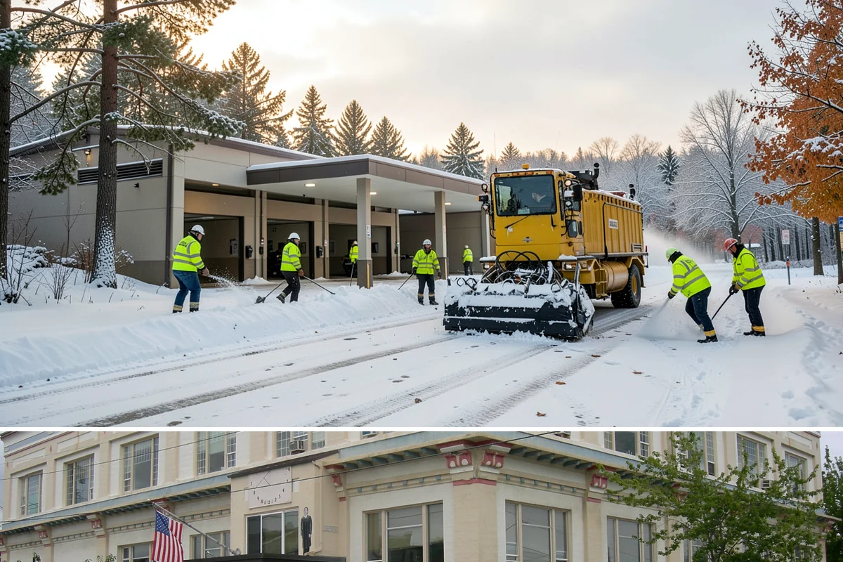 Shopping Center Snow Removal in Anacortes, Skagit County, WA - Shopping centers see the highest demand during the December holiday season when winter weather and peak shopper volume overlap.