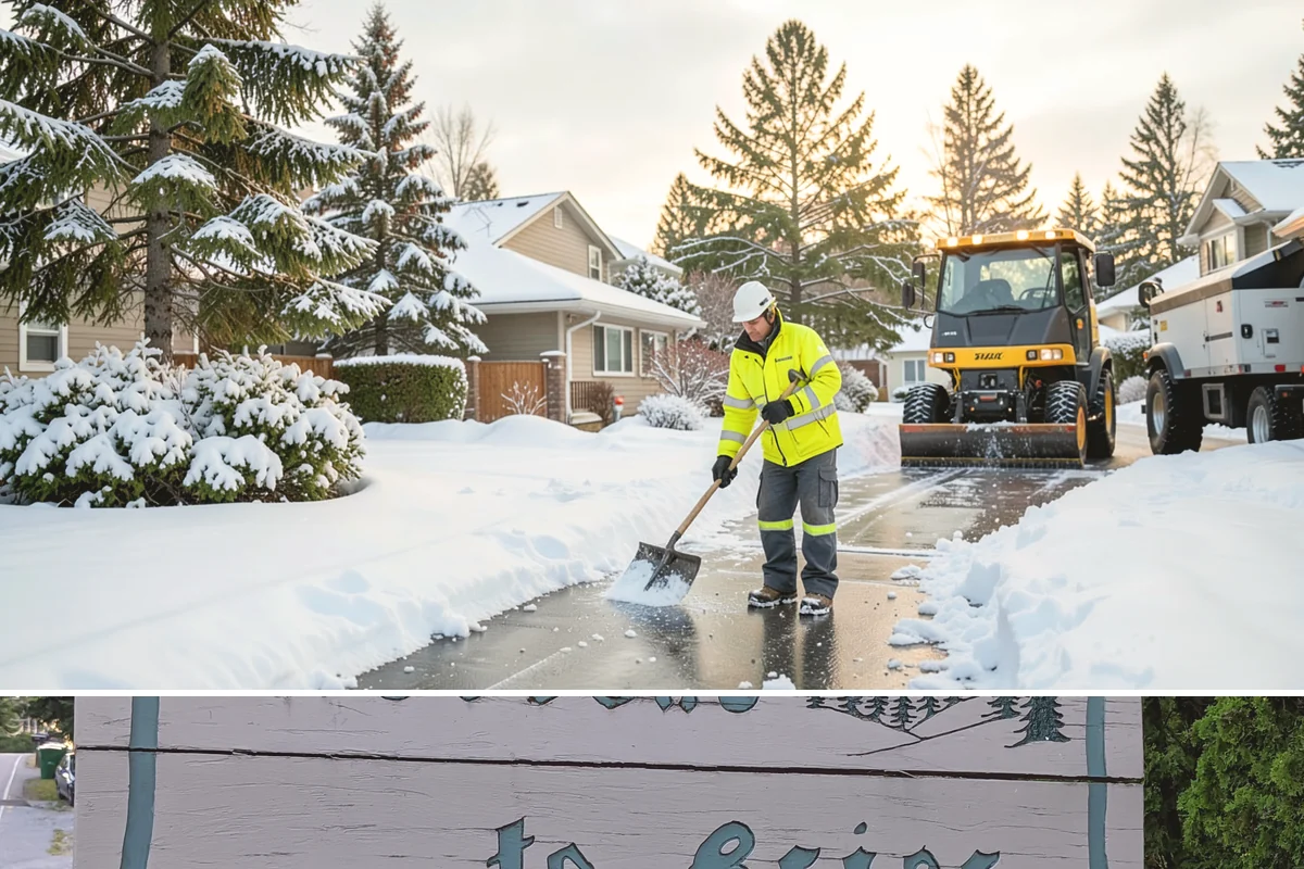 Shopping Center Snow Removal in Brier, Snohomish County, WA - Shopping centers see the highest demand during the December holiday season when winter weather and peak shopper volume overlap.