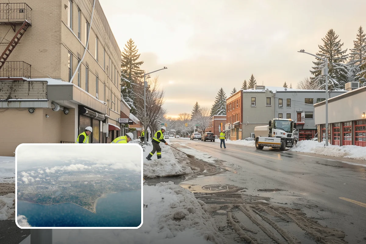 Shopping Center Snow Removal in Burien, King County, WA - Coordinated clearing across all tenant storefronts