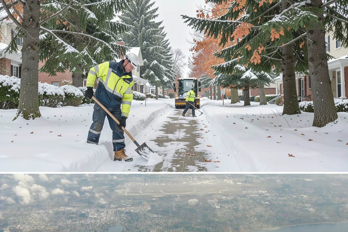 Shopping Center Snow Removal in Burien, King County, WA - Shopping centers see the highest demand during the December holiday season when winter weather and peak shopper volume overlap.