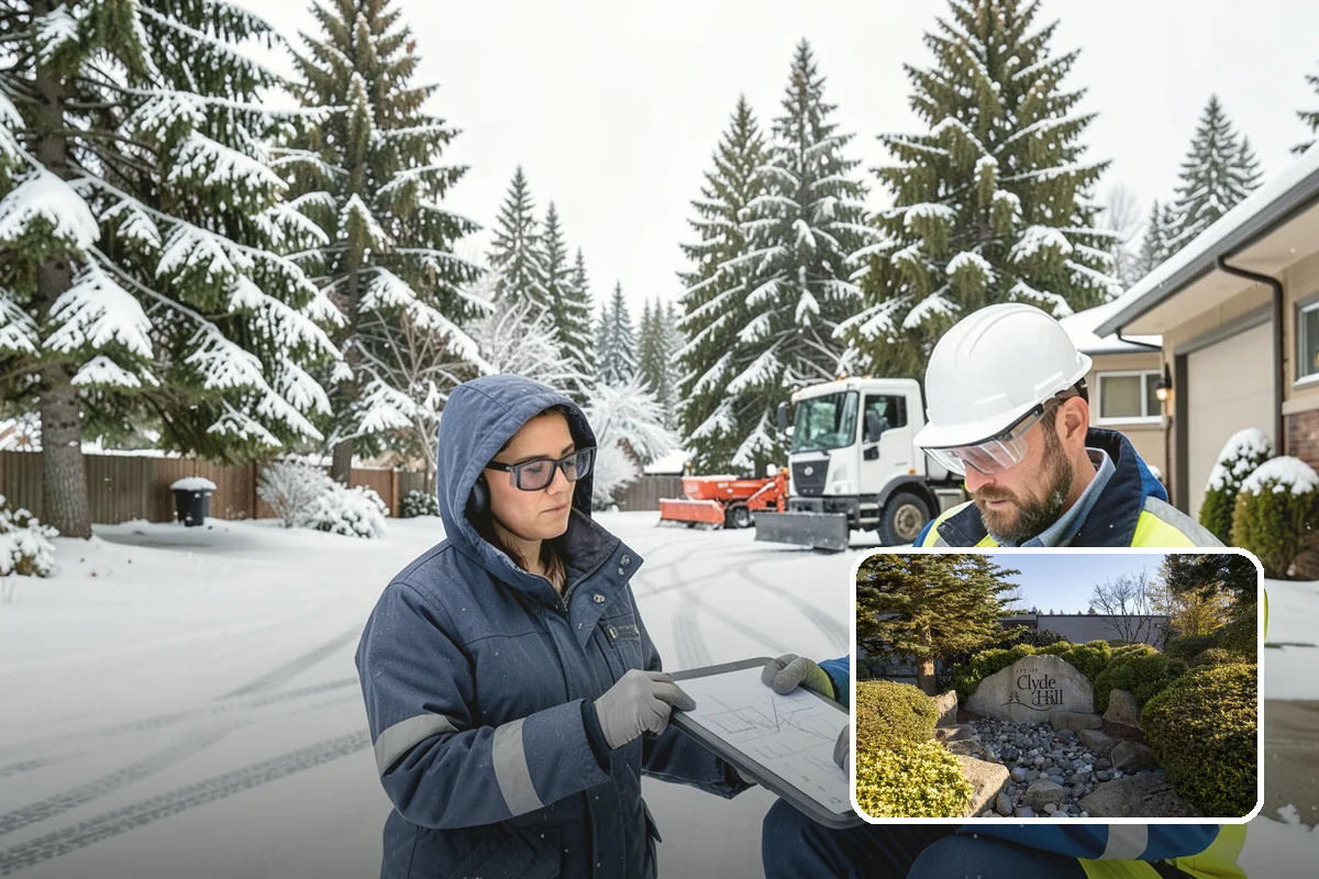 Shopping Center Snow Removal in Clyde Hill, King County, WA - Coordinated clearing across all tenant storefronts