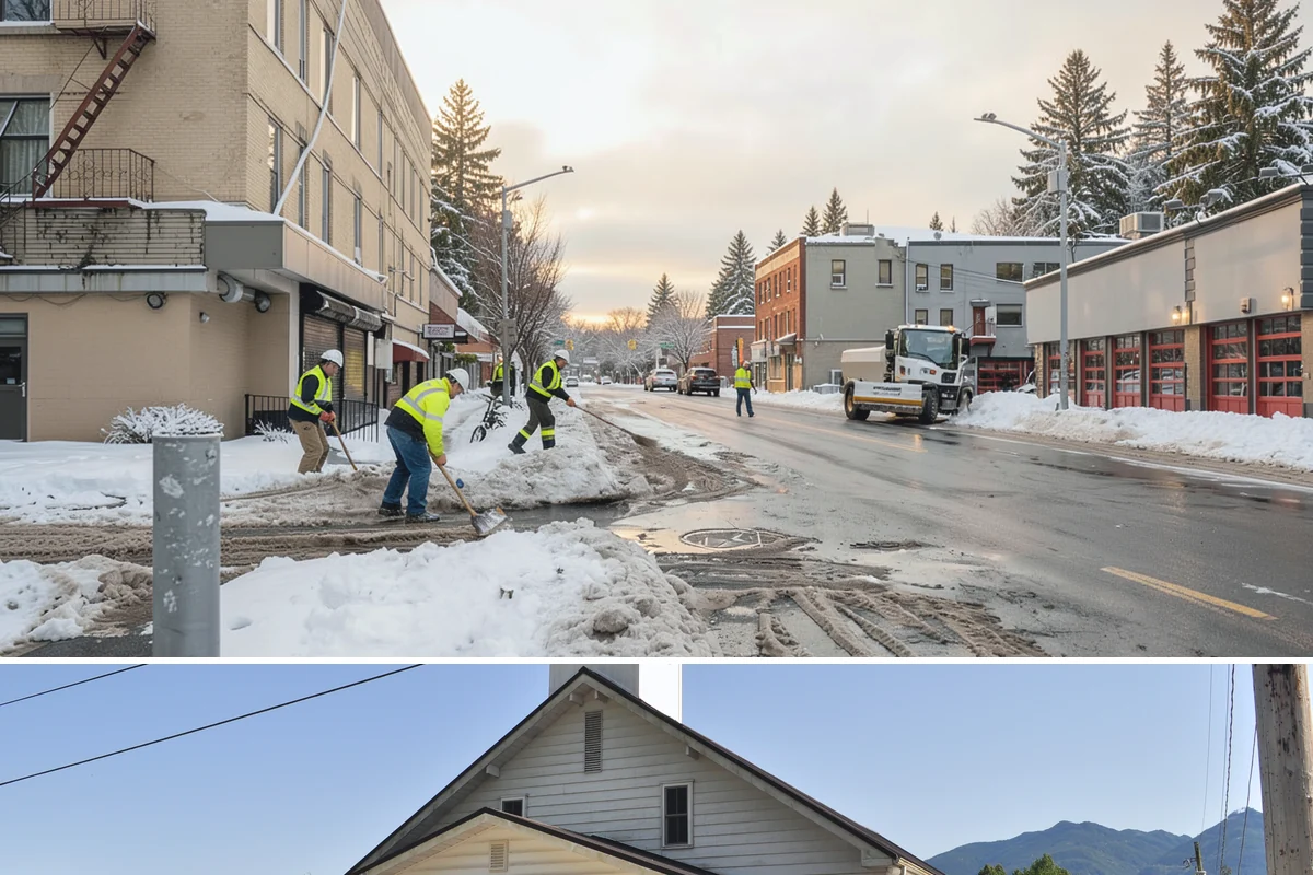 Shopping Center Snow Removal in Concrete, Skagit County, WA - Shopping centers see the highest demand during the December holiday season when winter weather and peak shopper volume overlap.