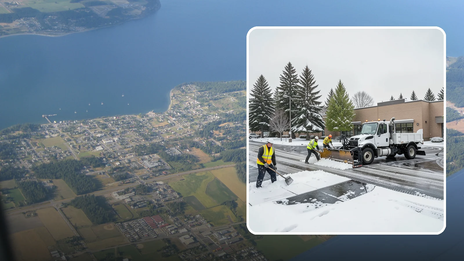 Shopping Center Snow Removal in Coupeville, Island County, WA - Keep every storefront, drive lane, and shared walkway open across your shopping center during Western Washington winter weather.