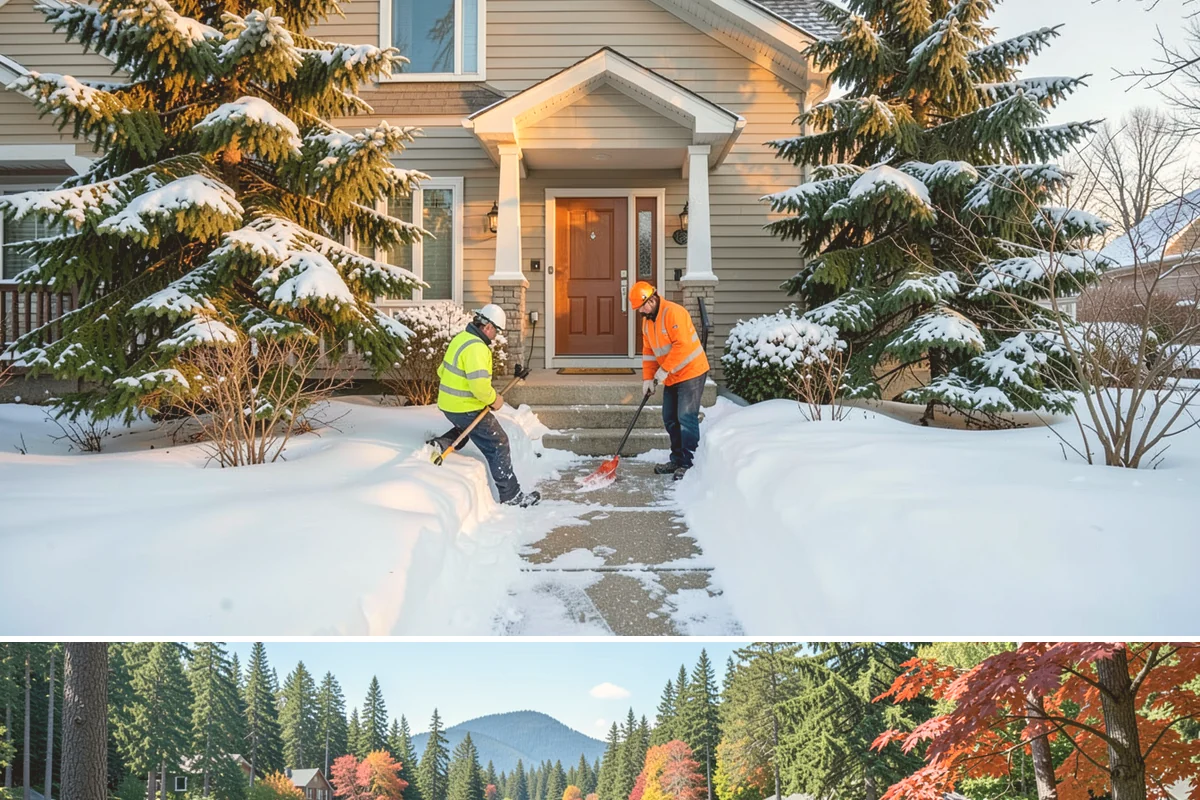 Shopping Center Snow Removal in Covington, King County, WA - Shopping centers see the highest demand during the December holiday season when winter weather and peak shopper volume overlap.