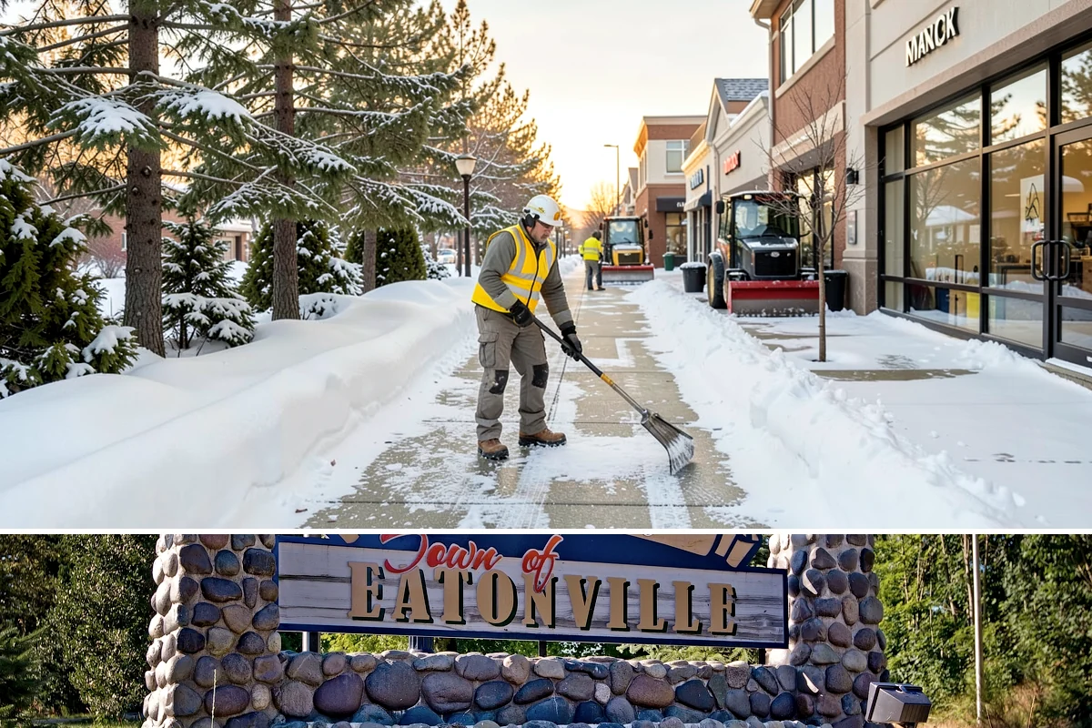 Shopping Center Snow Removal in Eatonville, Pierce County, WA - Shopping centers see the highest demand during the December holiday season when winter weather and peak shopper volume overlap.