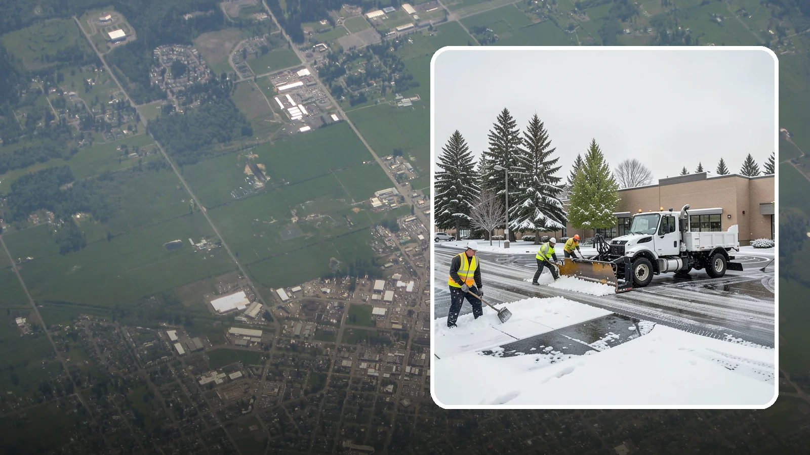 Shopping Center Snow Removal in Enumclaw, King County, WA - Keep every storefront, drive lane, and shared walkway open across your shopping center during Western Washington winter weather.
