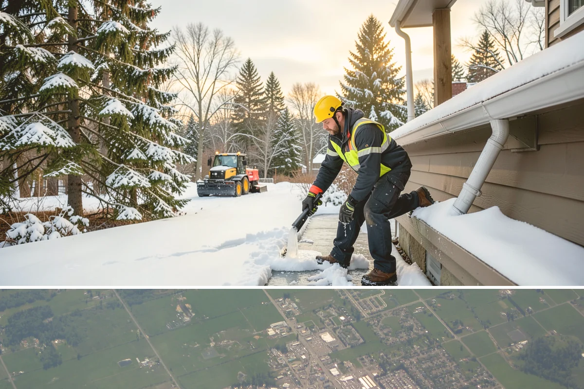 Shopping Center Snow Removal in Enumclaw, King County, WA - Shopping centers see the highest demand during the December holiday season when winter weather and peak shopper volume overlap.