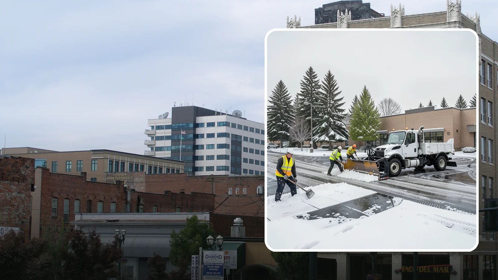 Shopping Center Snow Removal in Everett, Snohomish County, WA - Keep every storefront, drive lane, and shared walkway open across your shopping center during Western Washington winter weather.