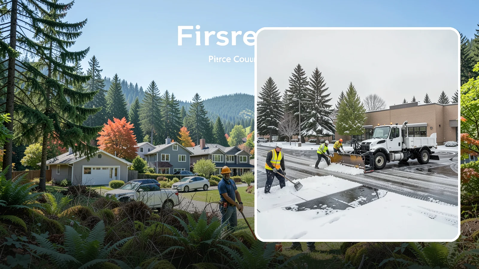 Shopping Center Snow Removal in Fircrest, Pierce County, WA - Keep every storefront, drive lane, and shared walkway open across your shopping center during Western Washington winter weather.