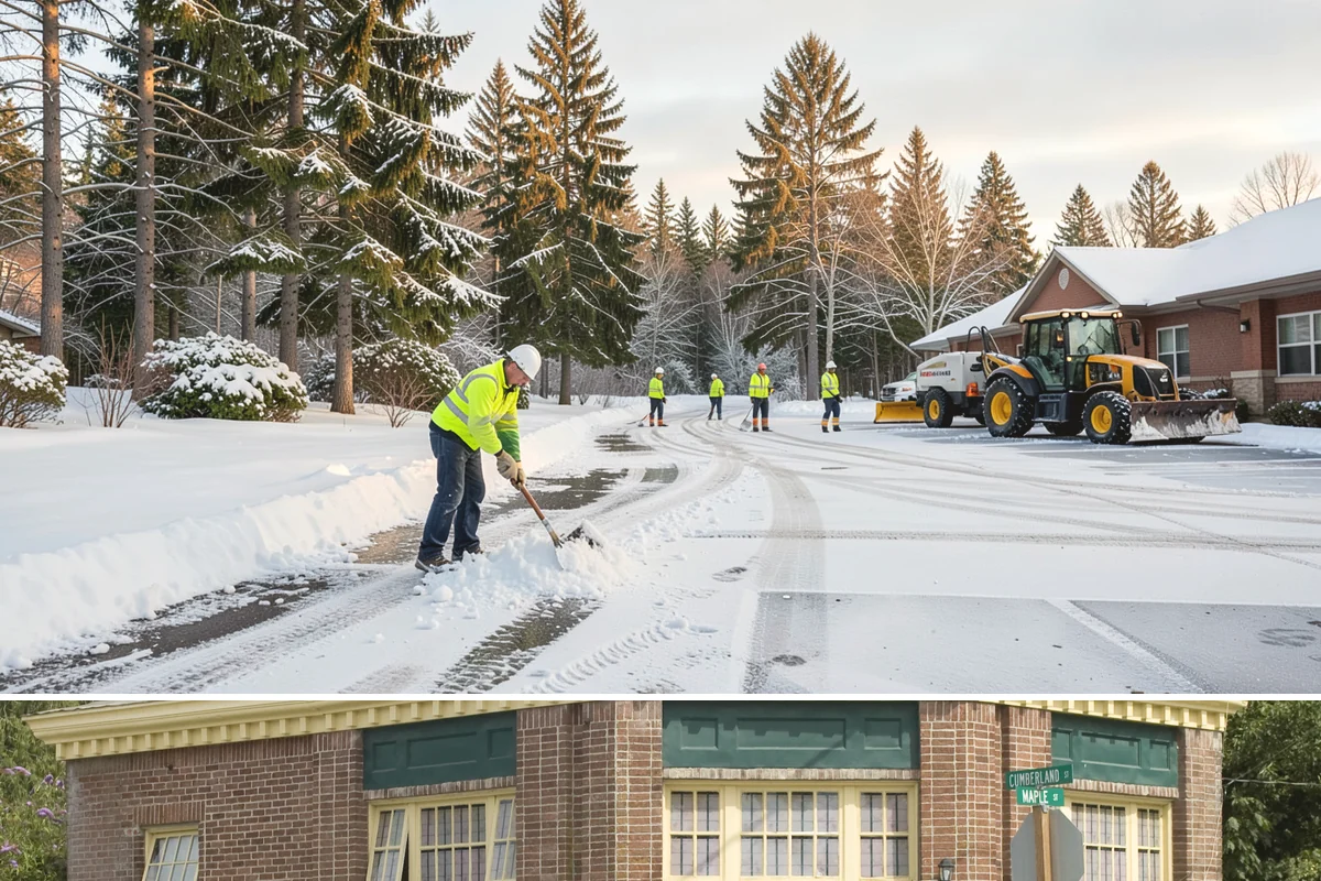 Shopping Center Snow Removal in Hamilton, Skagit County, WA - Shopping centers see the highest demand during the December holiday season when winter weather and peak shopper volume overlap.