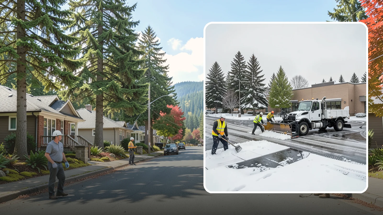 Shopping Center Snow Removal in Hunts Point, King County, WA - Keep every storefront, drive lane, and shared walkway open across your shopping center during Western Washington winter weather.