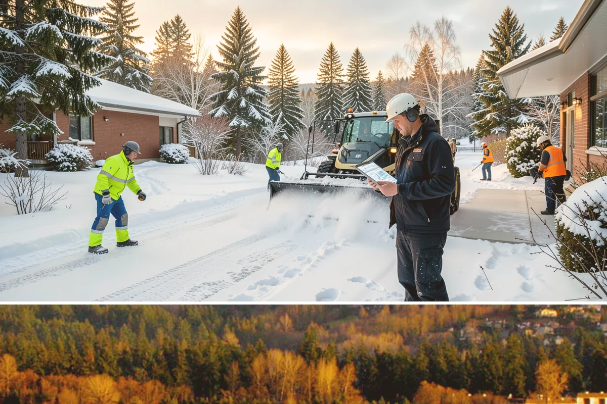 Shopping Center Snow Removal in Kenmore, King County, WA - Shopping centers see the highest demand during the December holiday season when winter weather and peak shopper volume overlap.
