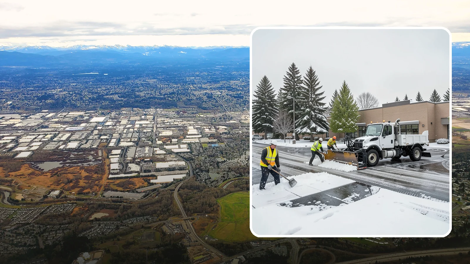 Shopping Center Snow Removal in Kent, King County, WA - Keep every storefront, drive lane, and shared walkway open across your shopping center during Western Washington winter weather.