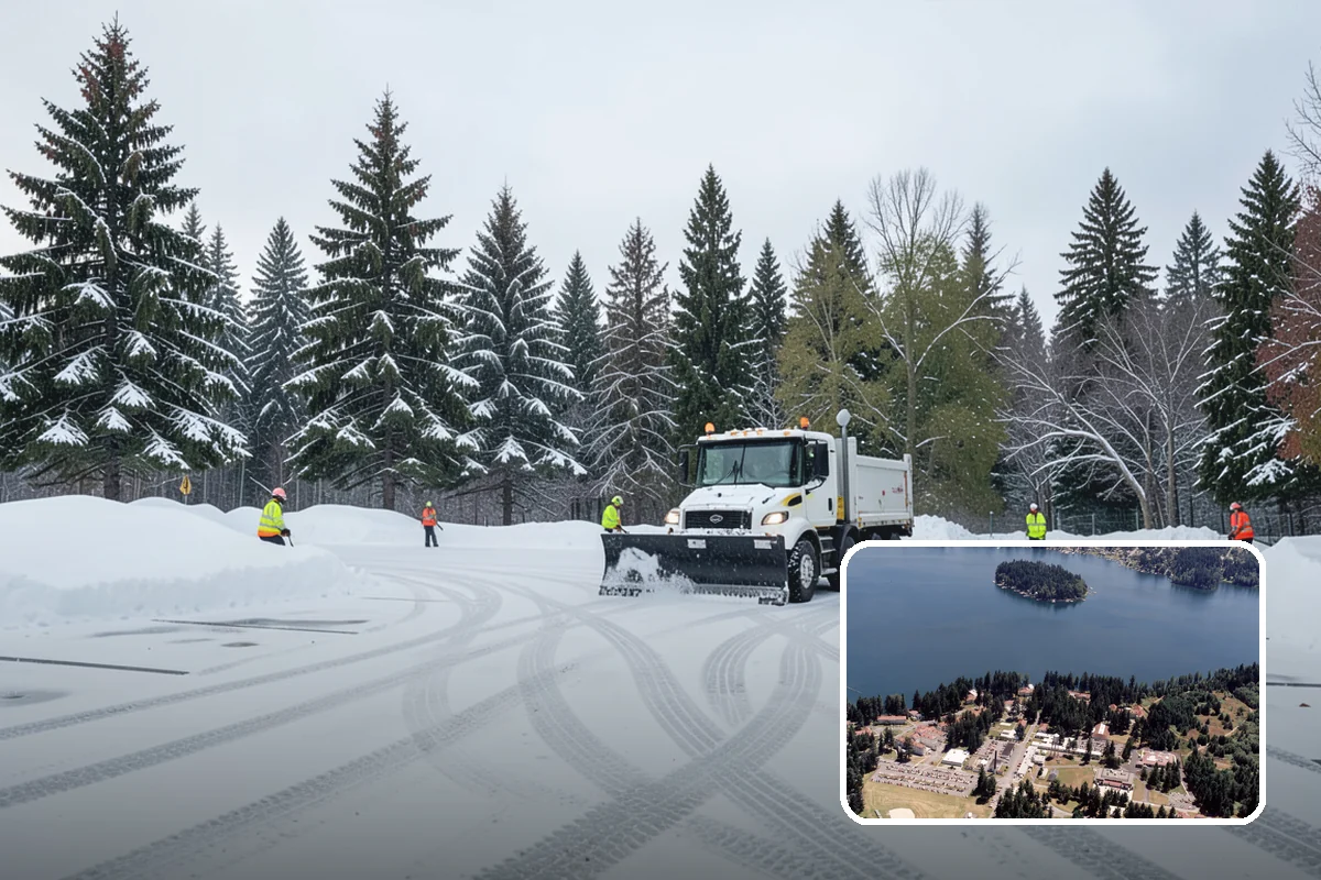 Shopping Center Snow Removal in Lakewood, Pierce County, WA - Coordinated clearing across all tenant storefronts