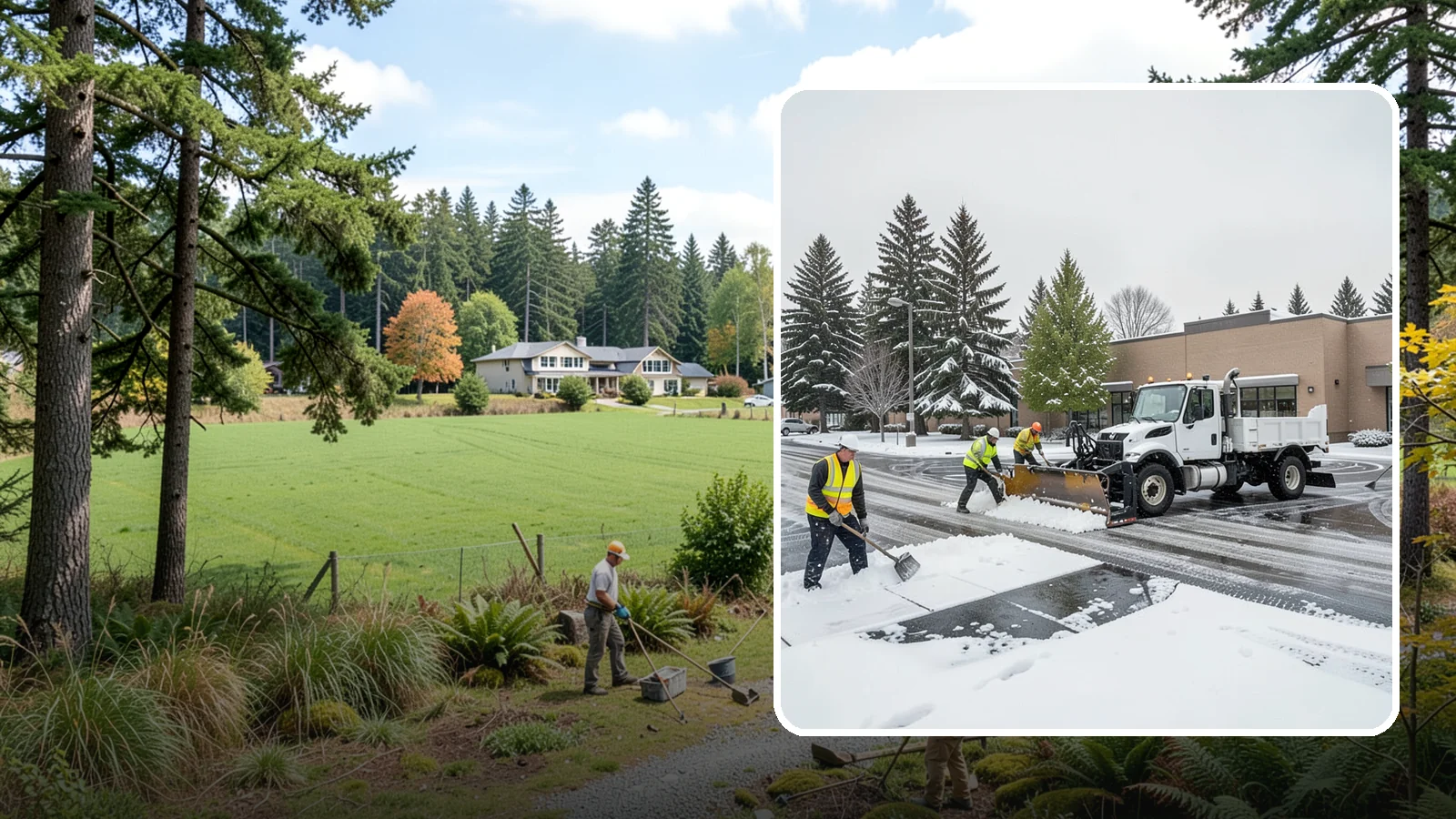 Shopping Center Snow Removal in Lyman, Skagit County, WA - Keep every storefront, drive lane, and shared walkway open across your shopping center during Western Washington winter weather.