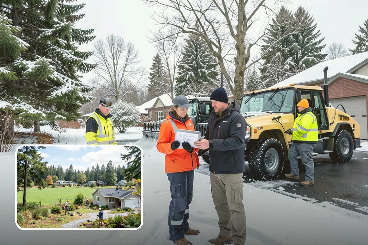 Shopping Center Snow Removal in Lyman, Skagit County, WA - Coordinated clearing across all tenant storefronts