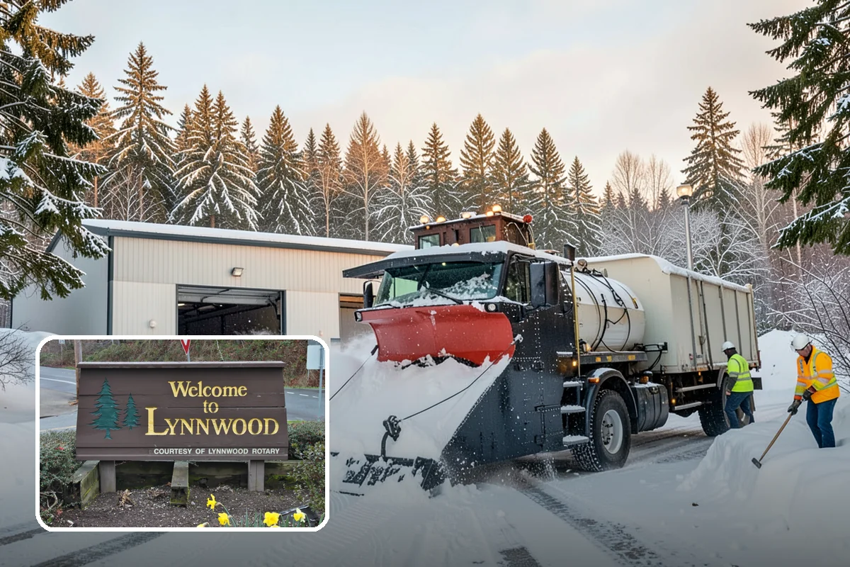 Shopping Center Snow Removal in Lynnwood, Snohomish County, WA - Coordinated clearing across all tenant storefronts