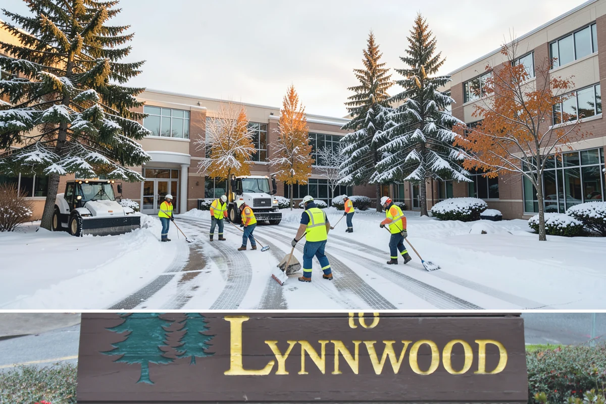 Shopping Center Snow Removal in Lynnwood, Snohomish County, WA - Shopping centers see the highest demand during the December holiday season when winter weather and peak shopper volume overlap.