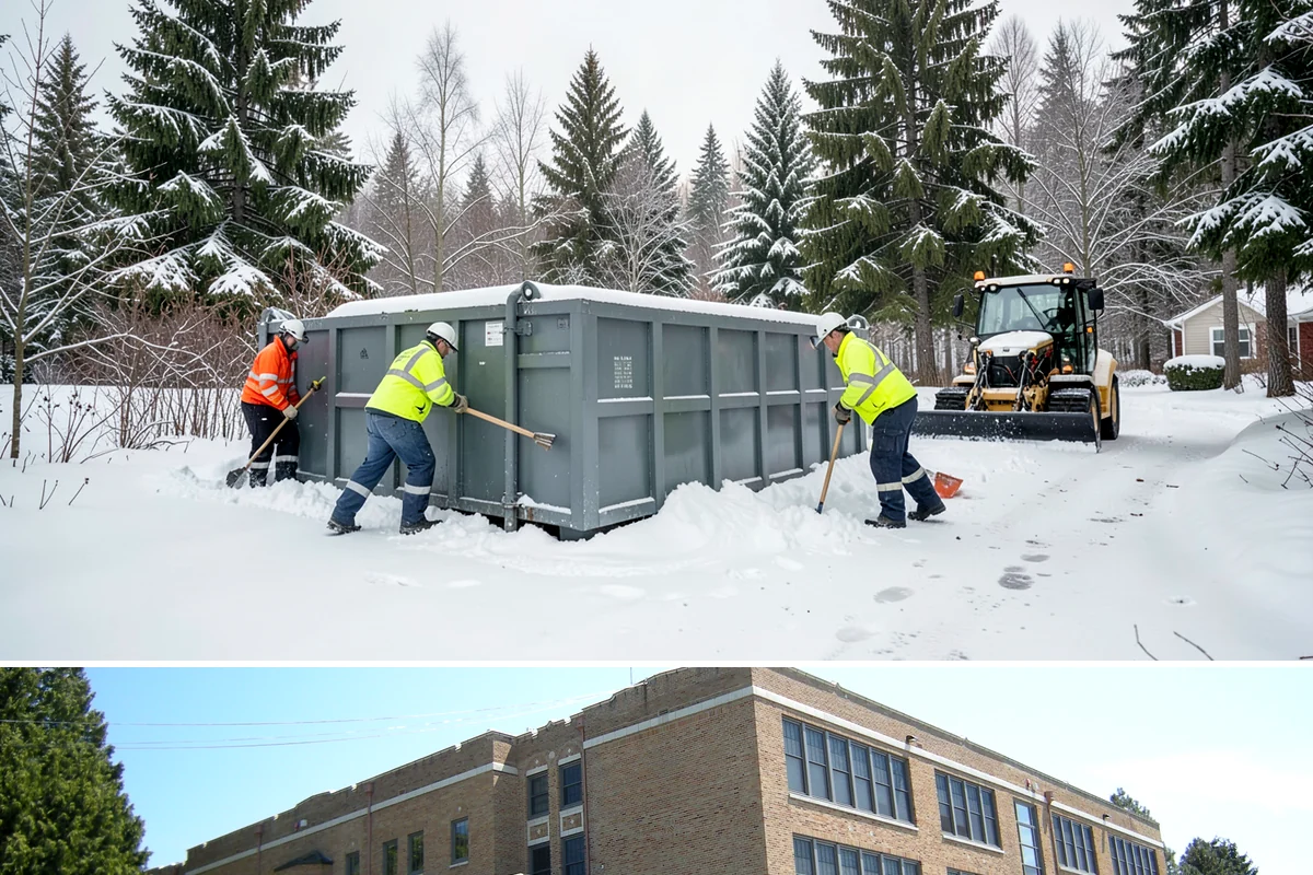 Shopping Center Snow Removal in Maple Valley, King County, WA - Shopping centers see the highest demand during the December holiday season when winter weather and peak shopper volume overlap.