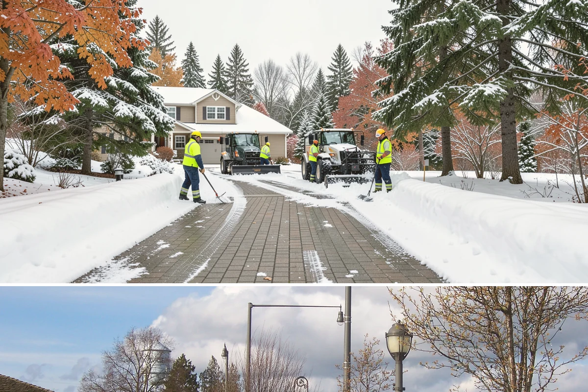 Shopping Center Snow Removal in Marysville, Snohomish County, WA - Shopping centers see the highest demand during the December holiday season when winter weather and peak shopper volume overlap.