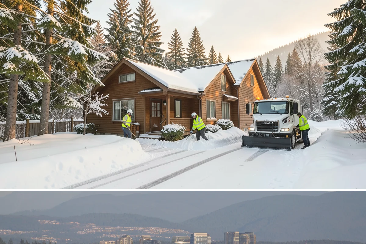 Shopping Center Snow Removal in Medina, King County, WA - Shopping centers see the highest demand during the December holiday season when winter weather and peak shopper volume overlap.